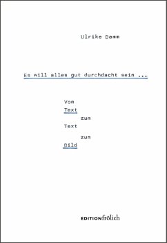 Cover Es will alles gut durchdacht sein ...