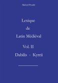 Lexique de latin médiéval vol II (eBook, ePUB)