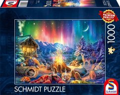 Schmidt Spiele 59787 - Lagerfeuerromantik unterm Sternenhimmel, Puzzle Standard 1.000 Teile