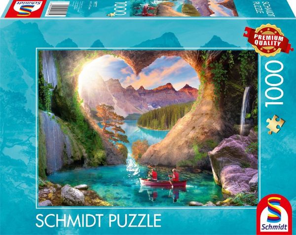Schmidt Spiele 59777 - Ausblick mit Herz, Puzzle Standard 1.000 Teile Schmidt Spiele 59777 - Ausblick mit Herz, Puzzle Standard 1.000 Teile