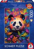 Schmidt Spiele 59781 - Pandabär im Regenbogenwald, Puzzle Standard 1.000 Teile