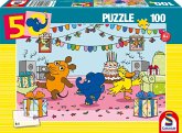 Schmidt Spiele 56537 - Elefantastische Party, 100 Teile, Kinderpuzzle Die Maus