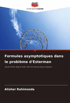 Formules asymptotiques dans le problème d'Esterman - Rahimzoda, Alisher