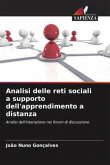 Analisi delle reti sociali a supporto dell'apprendimento a distanza