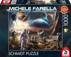 Schmidt Spiele 58537 - Unendliche Welten, Raumfahrtmissionen, Puzzle Michele Farella 1.000 Teile