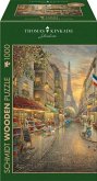 Schmidt Spiele 59798 - Malerisches Paris, Puzzle Thomas Kinkade 1.000 Teile - Holzpuzzle