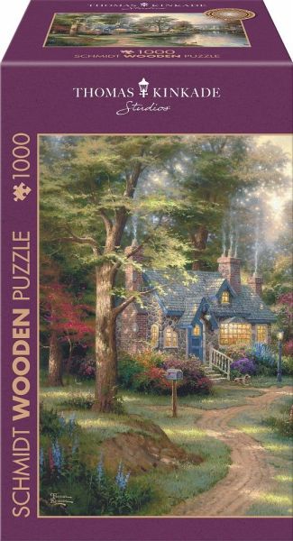 Schmidt Spiele 59800 - Dorf am See, Puzzle Thomas Kinkade 1.000 Teile - Holzpuzzle Schmidt Spiele 59800 - Dorf am See, Puzzle Thomas Kinkade 1.000 Teile - Holzpuzzle