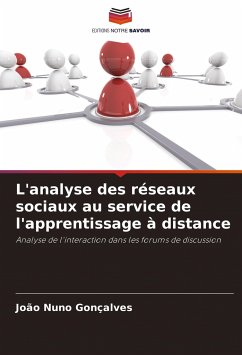 L'analyse des réseaux sociaux au service de l'apprentissage à distance - Gonçalves, João Nuno