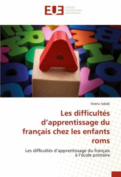 Cover Les difficultés d'apprentissage du français chez les enfants roms