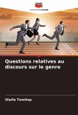 Questions relatives au discours sur le genre