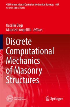 Discrete Computational Mechanics of Masonry Structures