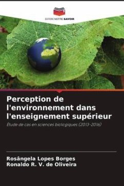 Perception de l'environnement dans l'enseignement supérieur - Lopes Borges, Rosângela;de Oliveira, Ronaldo R. V.