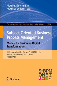 Cover Subject-Oriented Business Process Management. Models for Designing Digital Transformations
