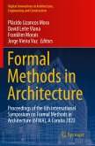 Formal Methods in Architecture