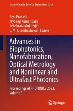 Cover Advances in Biophotonics, Nanofabrication, Optical Metrology and Nonlinear and Ultrafast Photonics