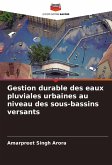 Gestion durable des eaux pluviales urbaines au niveau des sous-bassins versants Gestion durable des eaux pluviales urbaines au niveau des sous-bassins versants
