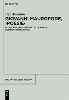 Cover Giovanni Mauropode, 'Poesie'