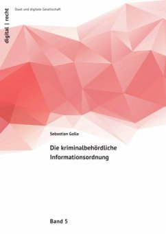 Cover Die kriminalbehördliche Informationsordnung