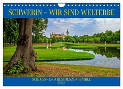 Schwerin - Wir sind Welterbe (Wandkalender 2025 DIN A4 quer), CALVENDO Monatskalender