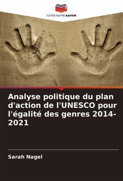 Cover Analyse politique du plan d'action de l'UNESCO pour l'égalité des genres 2014-2021
