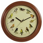 Wanduhr Vogelstimmen