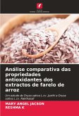 Análise comparativa das propriedades antioxidantes dos extractos de farelo de arroz