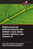 Miglioramento dell'isolamento del dsRNA virale dalle piante infette e dal vettore N