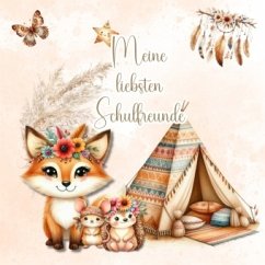 Cover Meine liebsten Schulfreunde - Ein Freundebuch zum Ausfüllen & Ausmalen - Für Kinder ab 5 Jahren