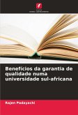 Benefícios da garantia de qualidade numa universidade sul-africana