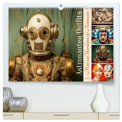 Astronauten Outfits (hochwertiger Premium Wandkalender 2025 DIN A2 quer), Kunstdruck in Hochglanz