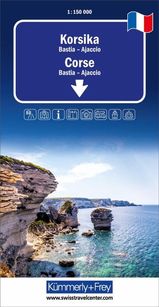Kümmerly+Frey Regional-Strassenkarte Korsika 1:150.000 Kümmerly+Frey Regional-Strassenkarte Korsika 1:150.000