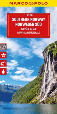 Cover MARCO POLO Reisekarte Norwegen Süd 1:325.000