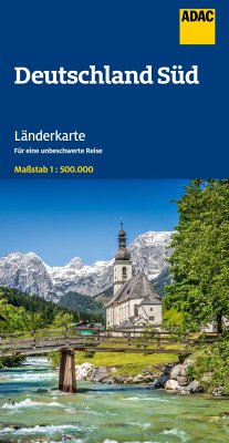 Cover ADAC Länderkarte Deutschland Süd 1:500.000