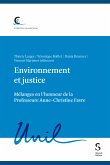 Environnement et justice (eBook, PDF)