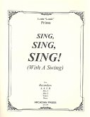 Sing sing sing (With a Swing) for 4 recorders (AATB) score and parts