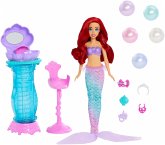 Disney Princess Schminkmuschel Meerjungfrau-Arielle-Modepuppe & Schminktisch m Disney Princess Schminkmuschel Meerjungfrau-Arielle-Modepuppe & Schminktisch m
