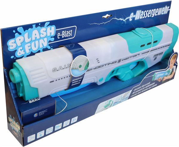 Splash & Fun Wassergewehr mit Licht, 56,5 cm, elektrisch
