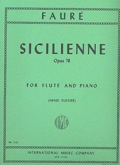 Sicilienne op.78 for flute and piano Cover Sicilienne op.78 for flute and piano