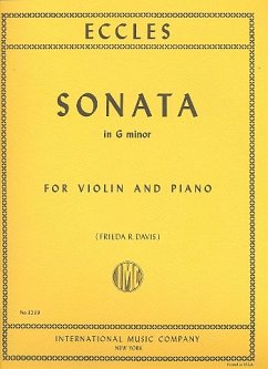 Sonata g minor for violin and piano Cover Sonata g minor for violin and piano