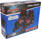 New Sports schwarz/rot ABEC 7, Größe 35-38