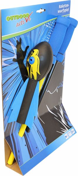 Outdoor active Raketen-Wurfspiel, mit Schleudergriff Outdoor active Raketen-Wurfspiel, mit Schleudergriff
