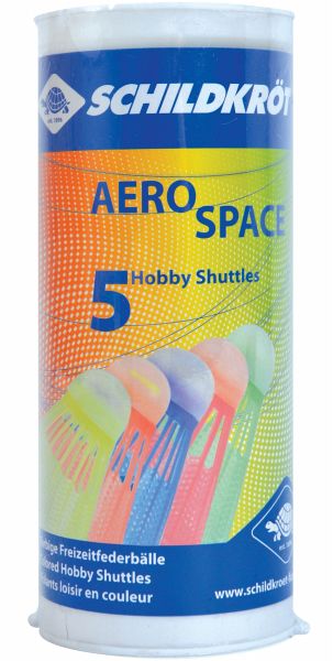 Talbot-Torro - SK Badminton Ball AERO SPACE, 5er Dose, farbig gemischt Talbot-Torro - SK Badminton Ball AERO SPACE, 5er Dose, farbig gemischt