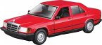 Bburago 1:25 Mercedes 190E '87, rot