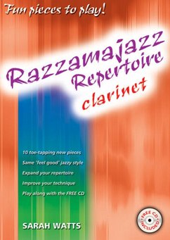 Cover Razzamajazz repertoire (+CD) for clarinet and piano