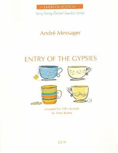 Cover Entry of the Gypsies for 4 clarinets score and parts