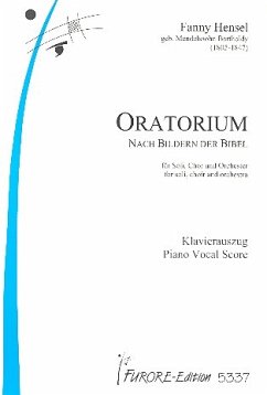 Oratorium nach Bildern der Bibel für Soli, gem Chor und Orchester Klavierauszug