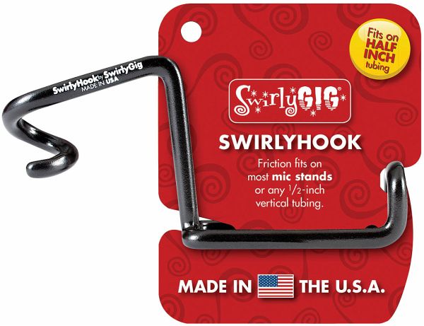 The SwirlyHook - Zubehörhalter 1/2' - 1,27cm Durchmesser The SwirlyHook - Zubehörhalter 1/2' - 1,27cm Durchmesser