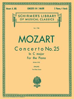 Cover Wolfgang Amadeus Mozart, Piano Concerto No.25 In C K.503 Piano, 4 Hands Buch