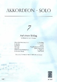Cover Sieben auf einen Schlag Band 1 für Akkordeon