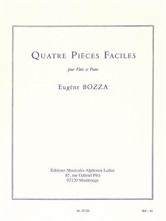 4 pičces faciles pour flűte et piano